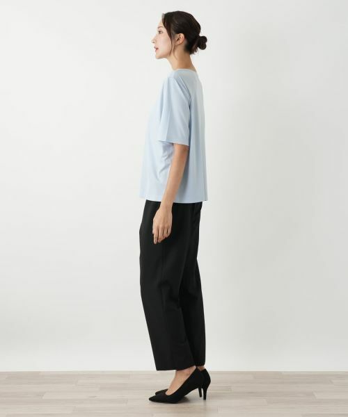 Leilian PLUS HOUSE / レリアンプラスハウス カットソー | ビジューネックカットソー | 詳細5