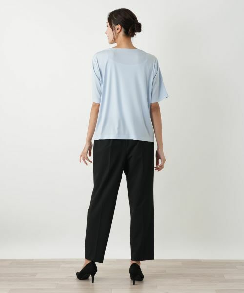 Leilian PLUS HOUSE / レリアンプラスハウス カットソー | ビジューネックカットソー | 詳細6