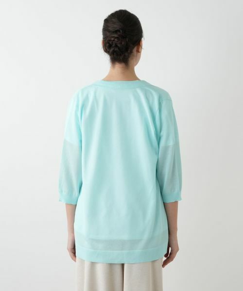 Leilian PLUS HOUSE / レリアンプラスハウス カーディガン・ボレロ | ノーボタンカーディガン | 詳細9