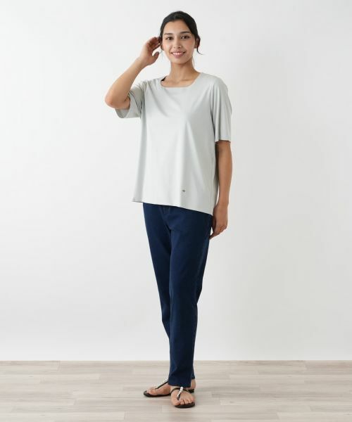 Leilian PLUS HOUSE / レリアンプラスハウス Tシャツ | スクエアネックカットソー | 詳細4