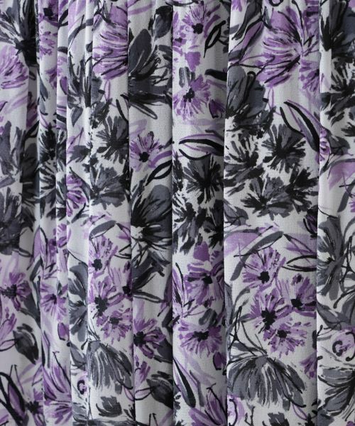 Leilian PLUS HOUSE / レリアンプラスハウス ロング・マキシ丈スカート | 花柄プリーツスカート | 詳細13