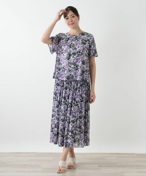 Leilian PLUS HOUSE / レリアンプラスハウス シャツ・ブラウス | プリントブラウス | 詳細1