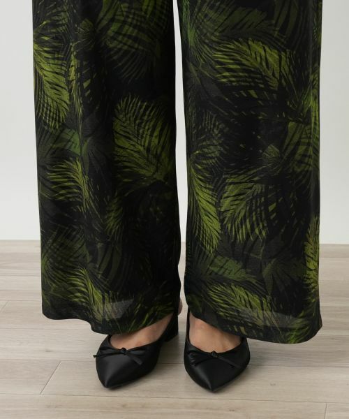 Leilian PLUS HOUSE / レリアンプラスハウス その他パンツ | プリントワイドパンツ【Leilian WHITE LABEL】 | 詳細11