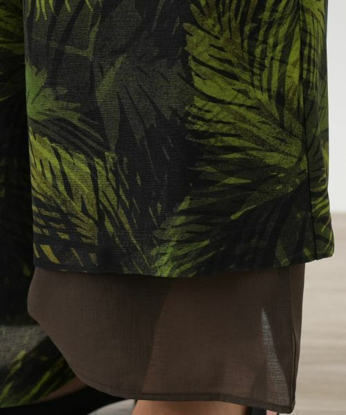 Leilian PLUS HOUSE / レリアンプラスハウス その他パンツ | プリントワイドパンツ【Leilian WHITE LABEL】 | 詳細12