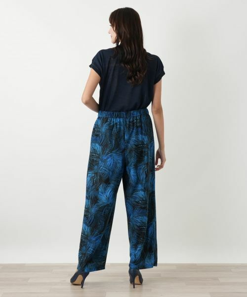 Leilian PLUS HOUSE / レリアンプラスハウス その他パンツ | プリントワイドパンツ【Leilian WHITE LABEL】 | 詳細3