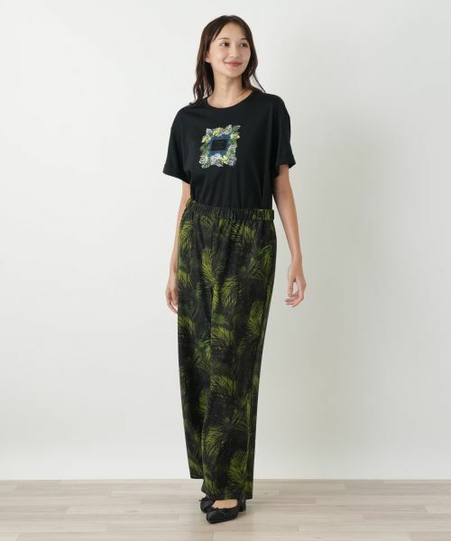 Leilian PLUS HOUSE / レリアンプラスハウス その他パンツ | プリントワイドパンツ【Leilian WHITE LABEL】 | 詳細4