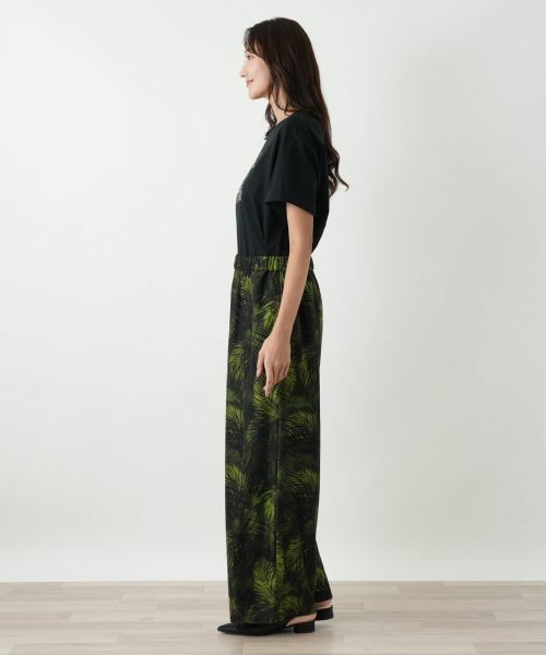 Leilian PLUS HOUSE / レリアンプラスハウス その他パンツ | プリントワイドパンツ【Leilian WHITE LABEL】 | 詳細5