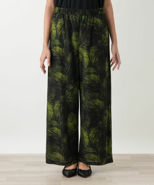 Leilian PLUS HOUSE / レリアンプラスハウス その他パンツ | プリントワイドパンツ【Leilian WHITE LABEL】 | 詳細7