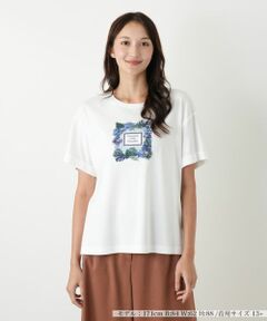 Leilian PLUS HOUSE / レリアンプラスハウス Tシャツ | プリントTシャツ【Leilian WHITE LABEL】