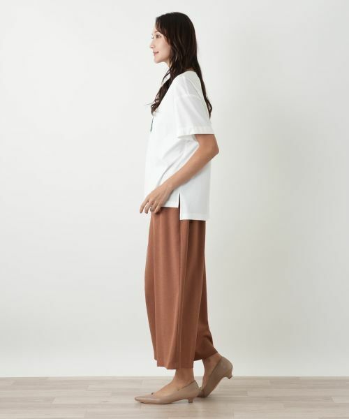 Leilian PLUS HOUSE / レリアンプラスハウス Tシャツ | プリントTシャツ【Leilian WHITE LABEL】 | 詳細2