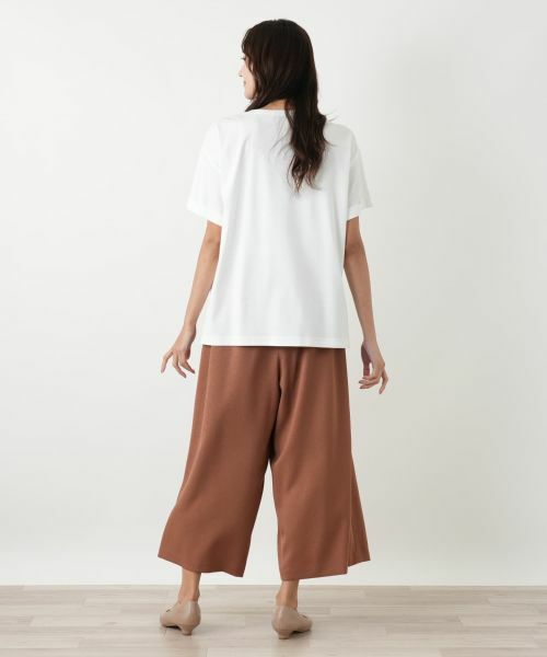 Leilian PLUS HOUSE / レリアンプラスハウス Tシャツ | プリントTシャツ【Leilian WHITE LABEL】 | 詳細3