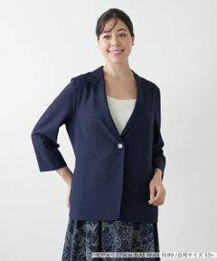 Leilian PLUS HOUSE / レリアンプラスハウス テーラードジャケット | 七分袖ジャケット