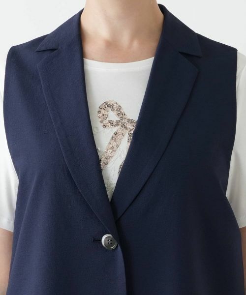 Leilian PLUS HOUSE / レリアンプラスハウス テーラードジャケット | ラペルドベスト | 詳細10