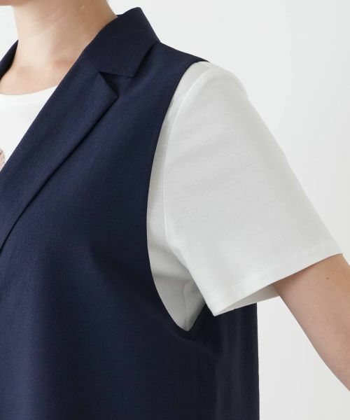 Leilian PLUS HOUSE / レリアンプラスハウス テーラードジャケット | ラペルドベスト | 詳細12