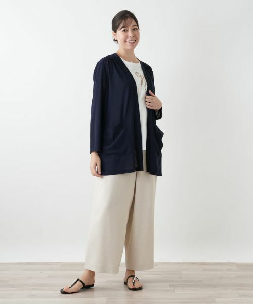 Leilian PLUS HOUSE / レリアンプラスハウス シャツ・ブラウス | 羽織ブラウス | 詳細1