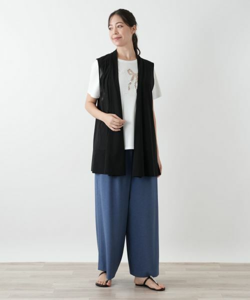 Leilian PLUS HOUSE / レリアンプラスハウス テーラードジャケット | セミロングベスト | 詳細1