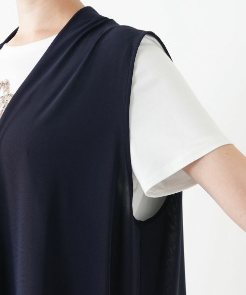 Leilian PLUS HOUSE / レリアンプラスハウス テーラードジャケット | セミロングベスト | 詳細12