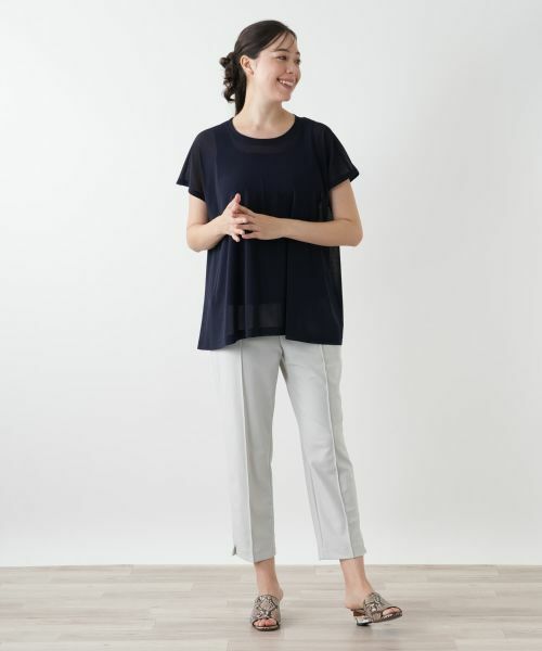 Leilian PLUS HOUSE / レリアンプラスハウス カットソー | フレアカットソー | 詳細1