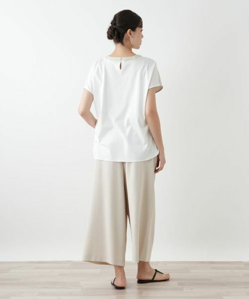 Leilian PLUS HOUSE / レリアンプラスハウス カットソー | 異素材切替カットソー | 詳細6