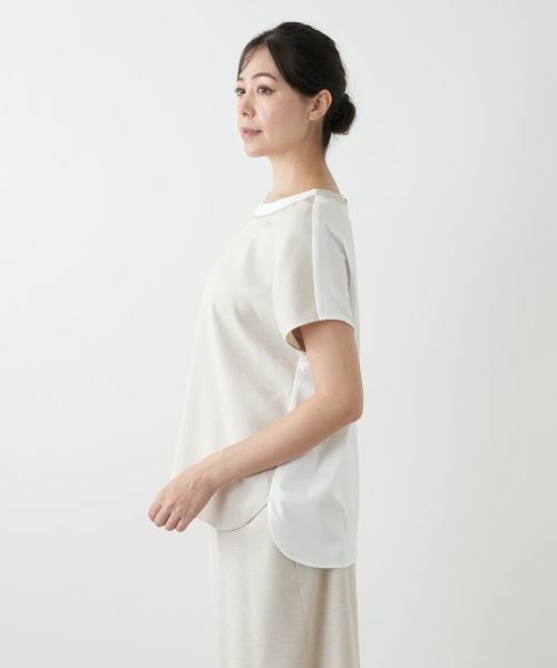 Leilian PLUS HOUSE / レリアンプラスハウス カットソー | 異素材切替カットソー | 詳細8