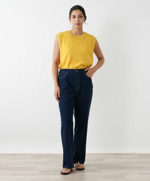 Leilian PLUS HOUSE / レリアンプラスハウス デニムパンツ | ストレートデニムパンツ【L JEANS】 | 詳細4