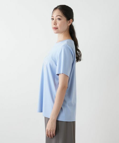 Leilian PLUS HOUSE / レリアンプラスハウス Tシャツ | ラインストーンカットソー【Leilian WHITE LABEL】 | 詳細11