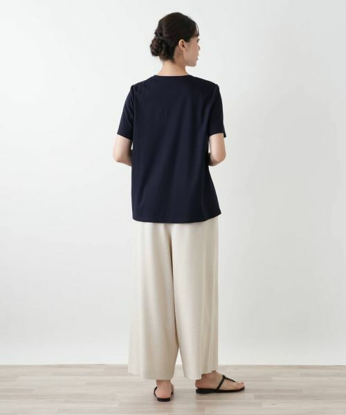 Leilian PLUS HOUSE / レリアンプラスハウス Tシャツ | ラインストーンカットソー【Leilian WHITE LABEL】 | 詳細3