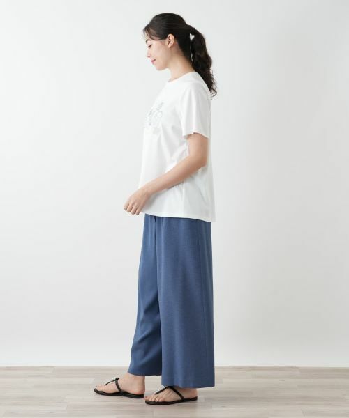 Leilian PLUS HOUSE / レリアンプラスハウス Tシャツ | ラインストーンカットソー【Leilian WHITE LABEL】 | 詳細5