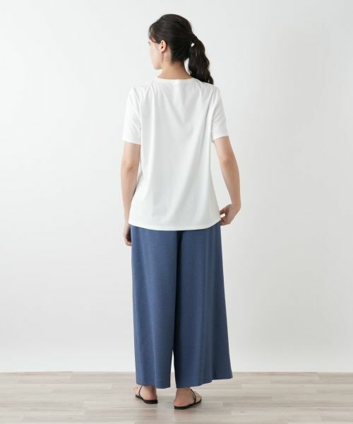 Leilian PLUS HOUSE / レリアンプラスハウス Tシャツ | ラインストーンカットソー【Leilian WHITE LABEL】 | 詳細6