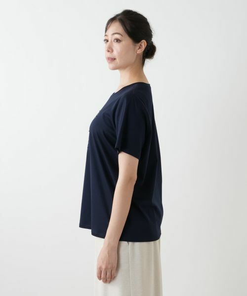 Leilian PLUS HOUSE / レリアンプラスハウス Tシャツ | スパンコール刺繍カットソー【Leilian WHITE LABEL】 | 詳細11