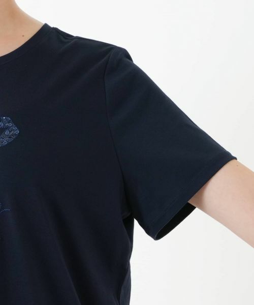 Leilian PLUS HOUSE / レリアンプラスハウス Tシャツ | スパンコール刺繍カットソー【Leilian WHITE LABEL】 | 詳細15