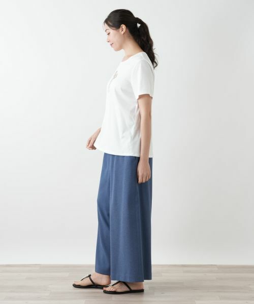 Leilian PLUS HOUSE / レリアンプラスハウス Tシャツ | スパンコール刺繍カットソー【Leilian WHITE LABEL】 | 詳細5