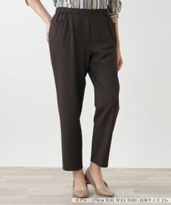 Leilian PLUS HOUSE / レリアンプラスハウス その他パンツ | 【店舗人気】テーパードストレッチパンツ【プラス企画】