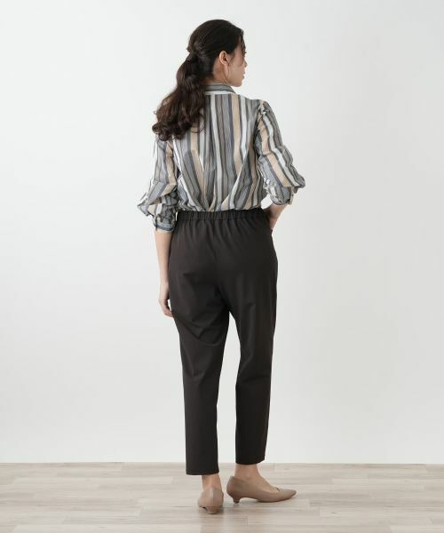 Leilian PLUS HOUSE / レリアンプラスハウス その他パンツ | 【店舗人気】テーパードストレッチパンツ【プラス企画】 | 詳細6