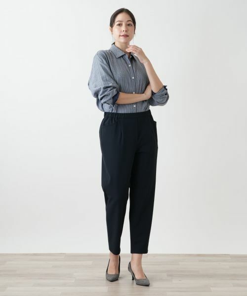 Leilian PLUS HOUSE / レリアンプラスハウス その他パンツ | 【店舗人気】テーパードストレッチパンツ【プラス企画】 | 詳細7