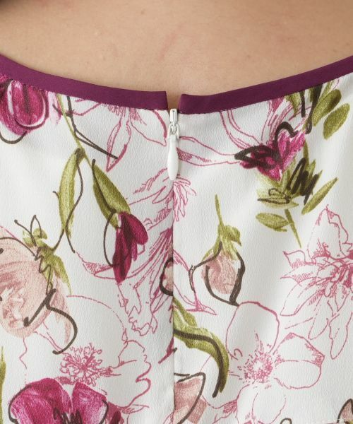 Leilian PLUS HOUSE / レリアンプラスハウス シャツ・ブラウス | フラワー柄スモックブラウス【Leilian WHITE LABEL】 | 詳細12