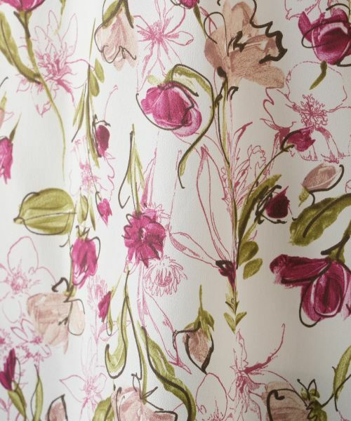 Leilian PLUS HOUSE / レリアンプラスハウス シャツ・ブラウス | フラワー柄スモックブラウス【Leilian WHITE LABEL】 | 詳細15