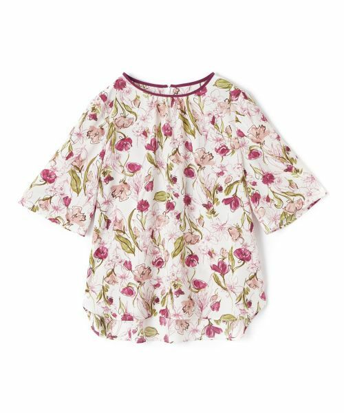 Leilian PLUS HOUSE / レリアンプラスハウス シャツ・ブラウス | フラワー柄スモックブラウス【Leilian WHITE LABEL】 | 詳細16
