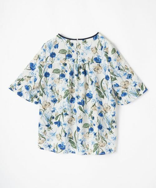 Leilian PLUS HOUSE / レリアンプラスハウス シャツ・ブラウス | フラワー柄スモックブラウス【Leilian WHITE LABEL】 | 詳細19