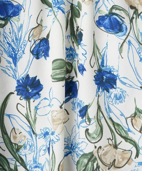 Leilian PLUS HOUSE / レリアンプラスハウス シャツ・ブラウス | フラワー柄スモックブラウス【Leilian WHITE LABEL】 | 詳細21