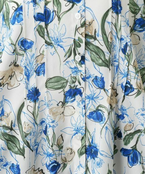Leilian PLUS HOUSE / レリアンプラスハウス シャツ・ブラウス | フラワー柄チュニックブラウス【Leilian WHITE LABEL】 | 詳細14