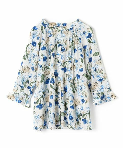 Leilian PLUS HOUSE / レリアンプラスハウス シャツ・ブラウス | フラワー柄チュニックブラウス【Leilian WHITE LABEL】 | 詳細15