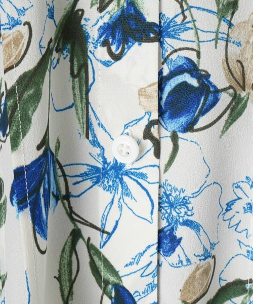Leilian PLUS HOUSE / レリアンプラスハウス シャツ・ブラウス | フラワー柄チュニックブラウス【Leilian WHITE LABEL】 | 詳細16