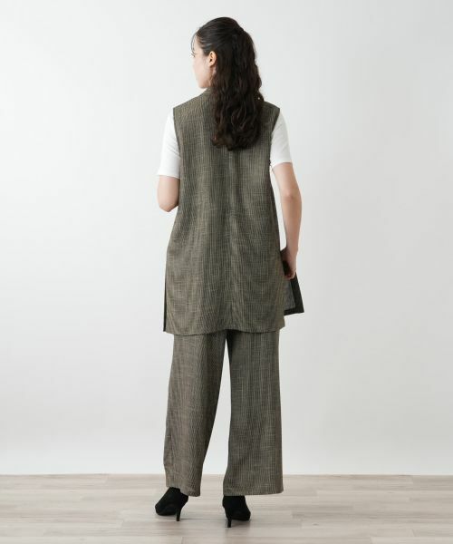 Leilian PLUS HOUSE / レリアンプラスハウス テーラードジャケット | ラペルドベスト【Leilian WHITE LABEL】 | 詳細6