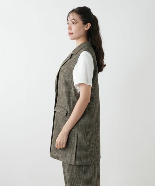 Leilian PLUS HOUSE / レリアンプラスハウス テーラードジャケット | ラペルドベスト【Leilian WHITE LABEL】 | 詳細8