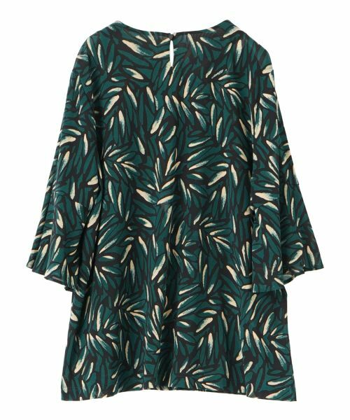 Leilian PLUS HOUSE / レリアンプラスハウス シャツ・ブラウス | プリントタックブラウス【Leilian WHITE LABEL】 | 詳細1