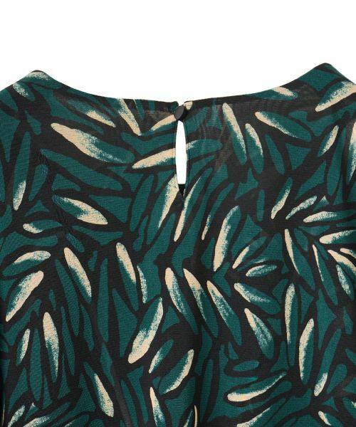 Leilian PLUS HOUSE / レリアンプラスハウス シャツ・ブラウス | プリントタックブラウス【Leilian WHITE LABEL】 | 詳細3