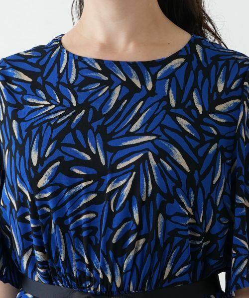 Leilian PLUS HOUSE / レリアンプラスハウス ドレス | プリントプリーツワンピース【Leilian WHITE LABEL】 | 詳細11