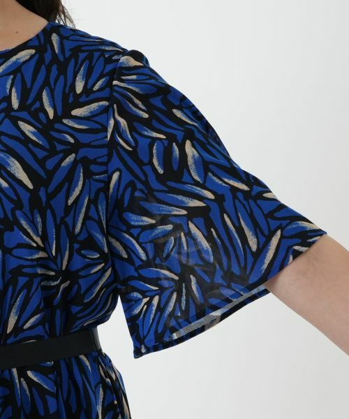 Leilian PLUS HOUSE / レリアンプラスハウス ドレス | プリントプリーツワンピース【Leilian WHITE LABEL】 | 詳細13