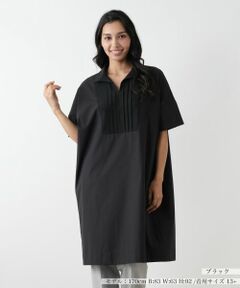 Leilian PLUS HOUSE / レリアンプラスハウス ドレス | ピンタックワンピース【プラス企画】